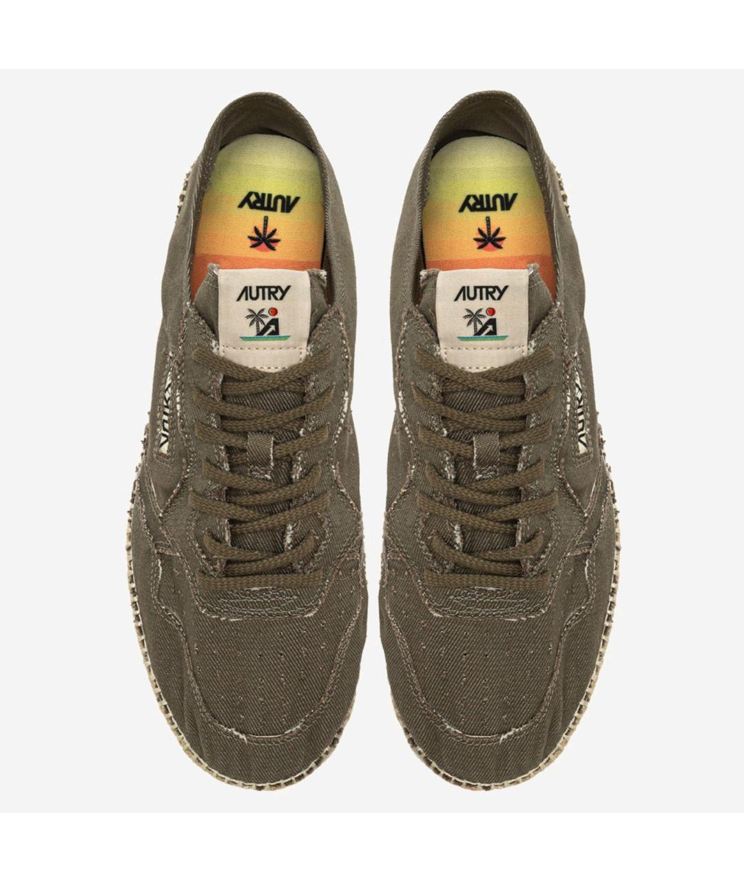 AUTRY Зеленые текстильные эспадрильи, фото 4