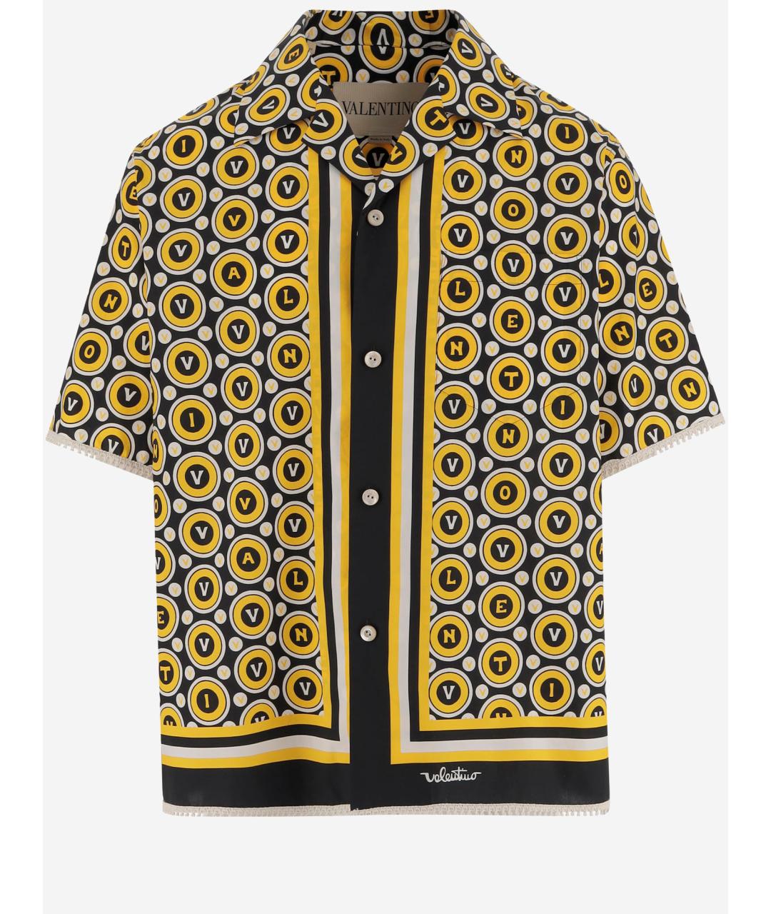 VALENTINO Мульти хлопковая кэжуал рубашка, фото 1
