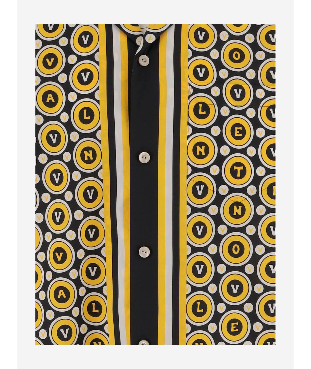 VALENTINO Мульти хлопковая кэжуал рубашка, фото 3