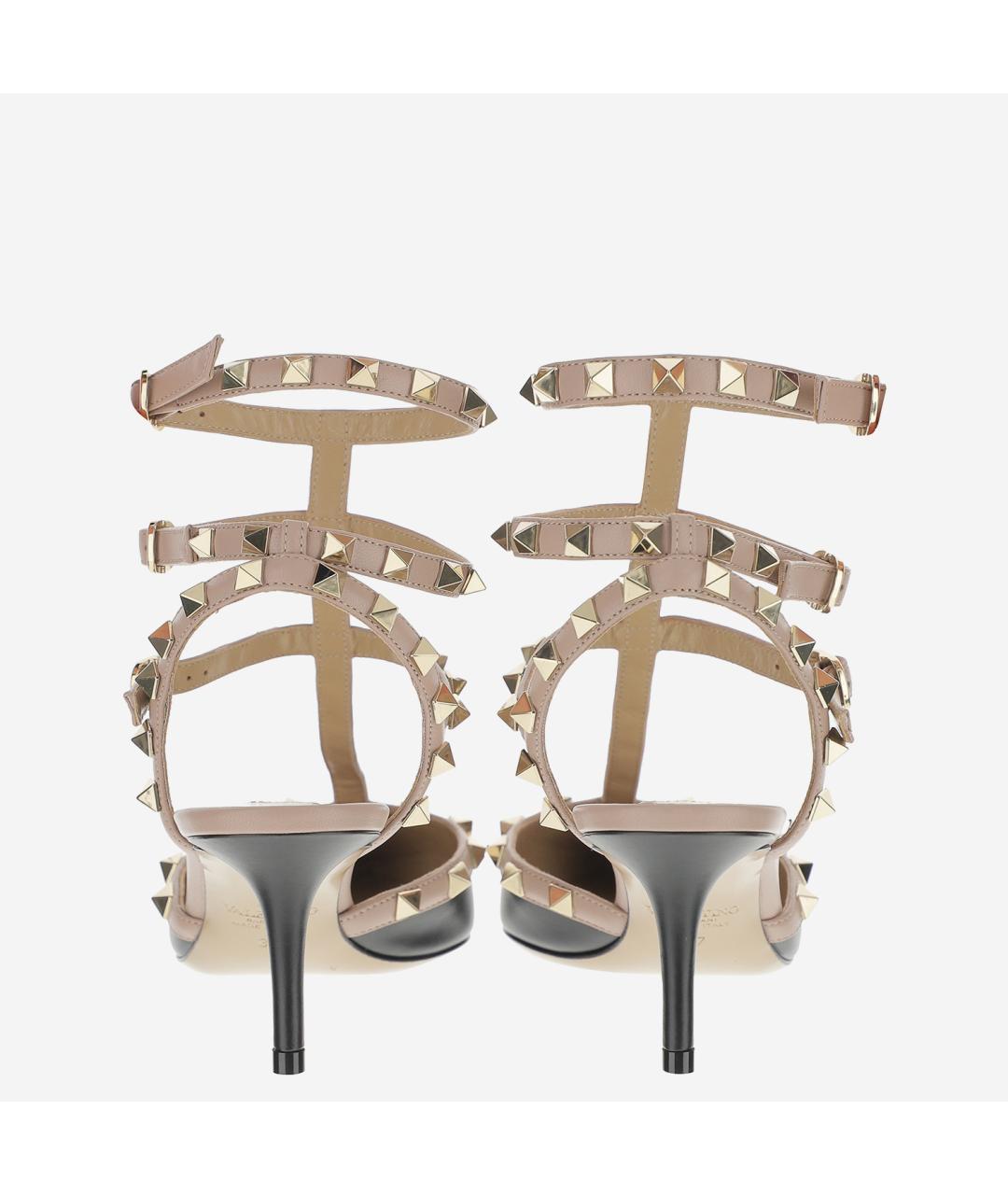 VALENTINO Черные кожаные туфли, фото 4