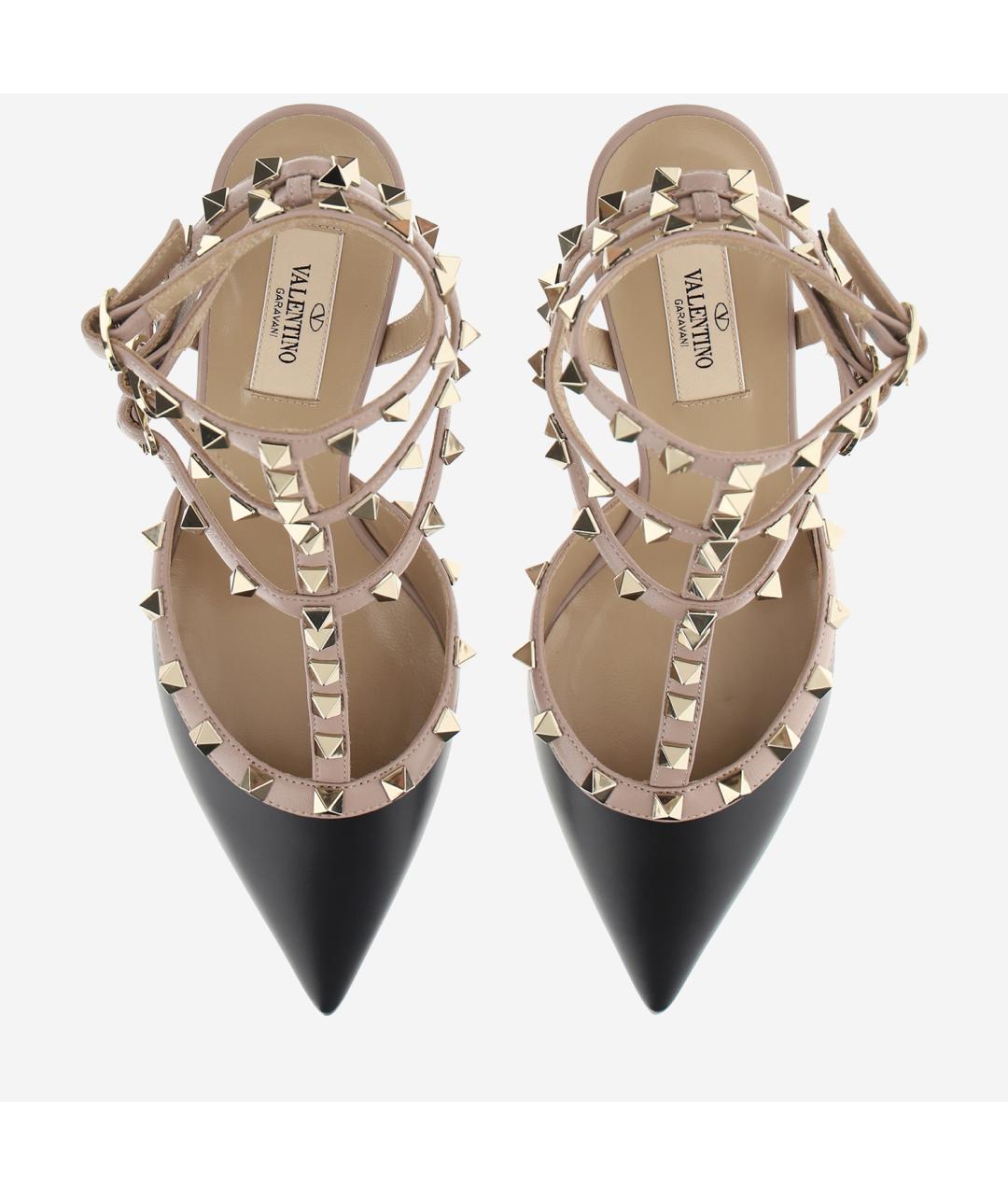 VALENTINO Черные кожаные туфли, фото 2