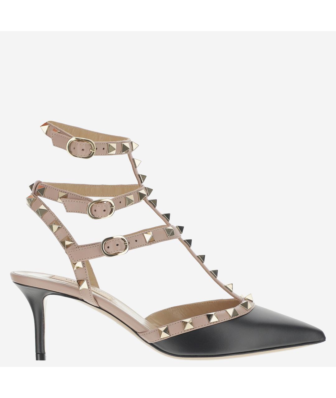 VALENTINO Черные кожаные туфли, фото 6