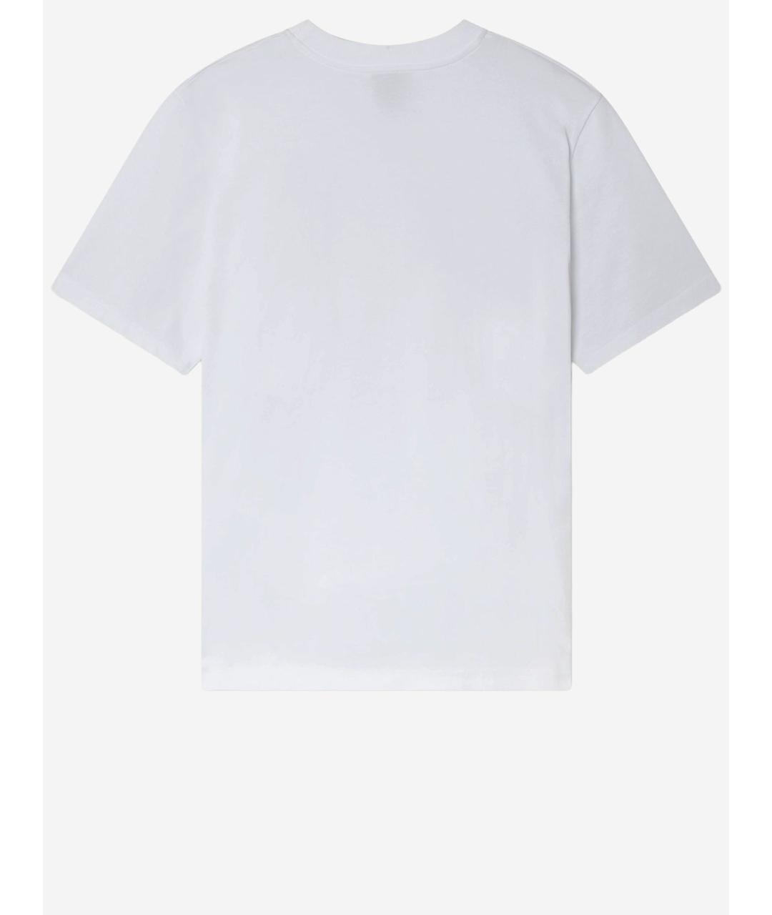 CASABLANCA Белая хлопковая футболка, фото 2
