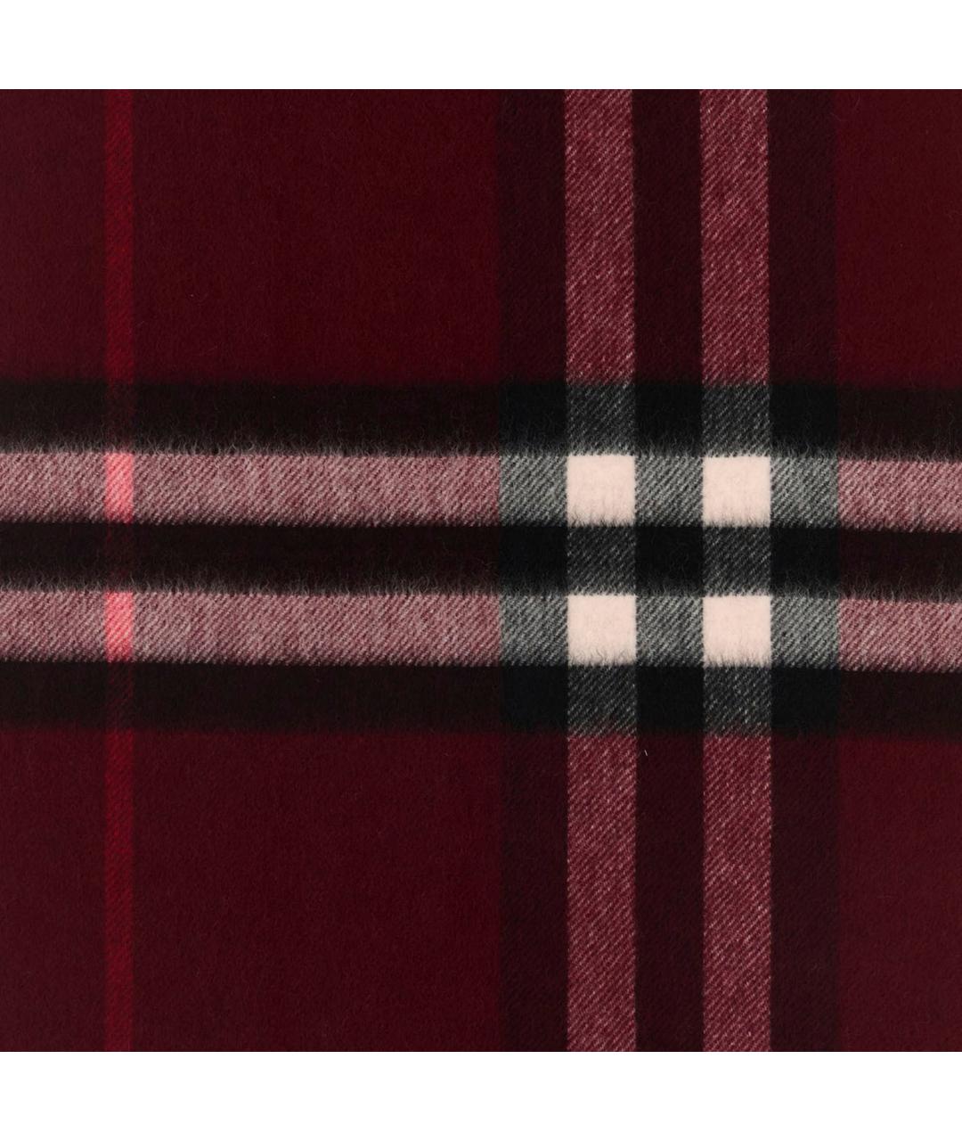 BURBERRY Красный кашемировый шарф, фото 3