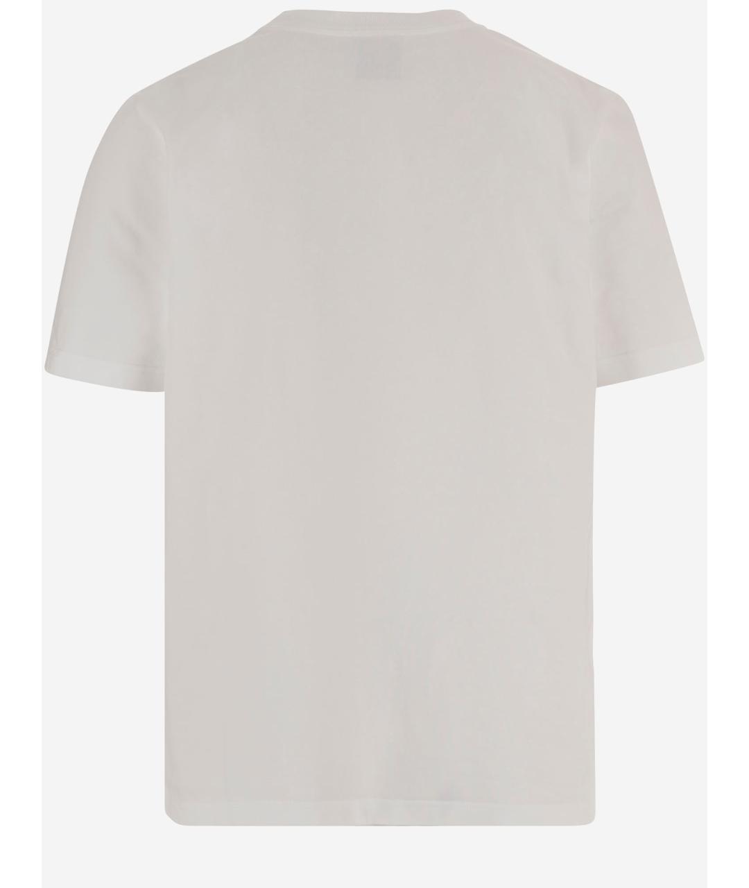 CASABLANCA Белая хлопковая футболка, фото 2