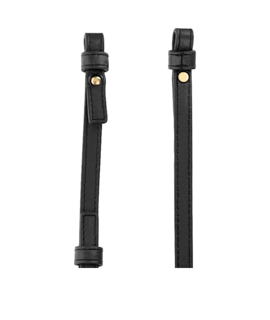 BOTTEGA VENETA Черная кожаная сумка через плечо, фото 4