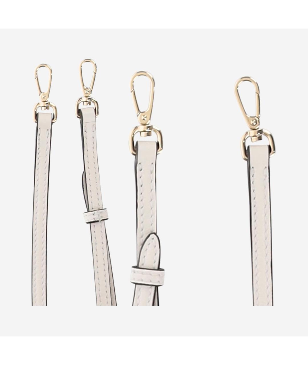 MIU MIU Бежевая кожаная сумка тоут, фото 4