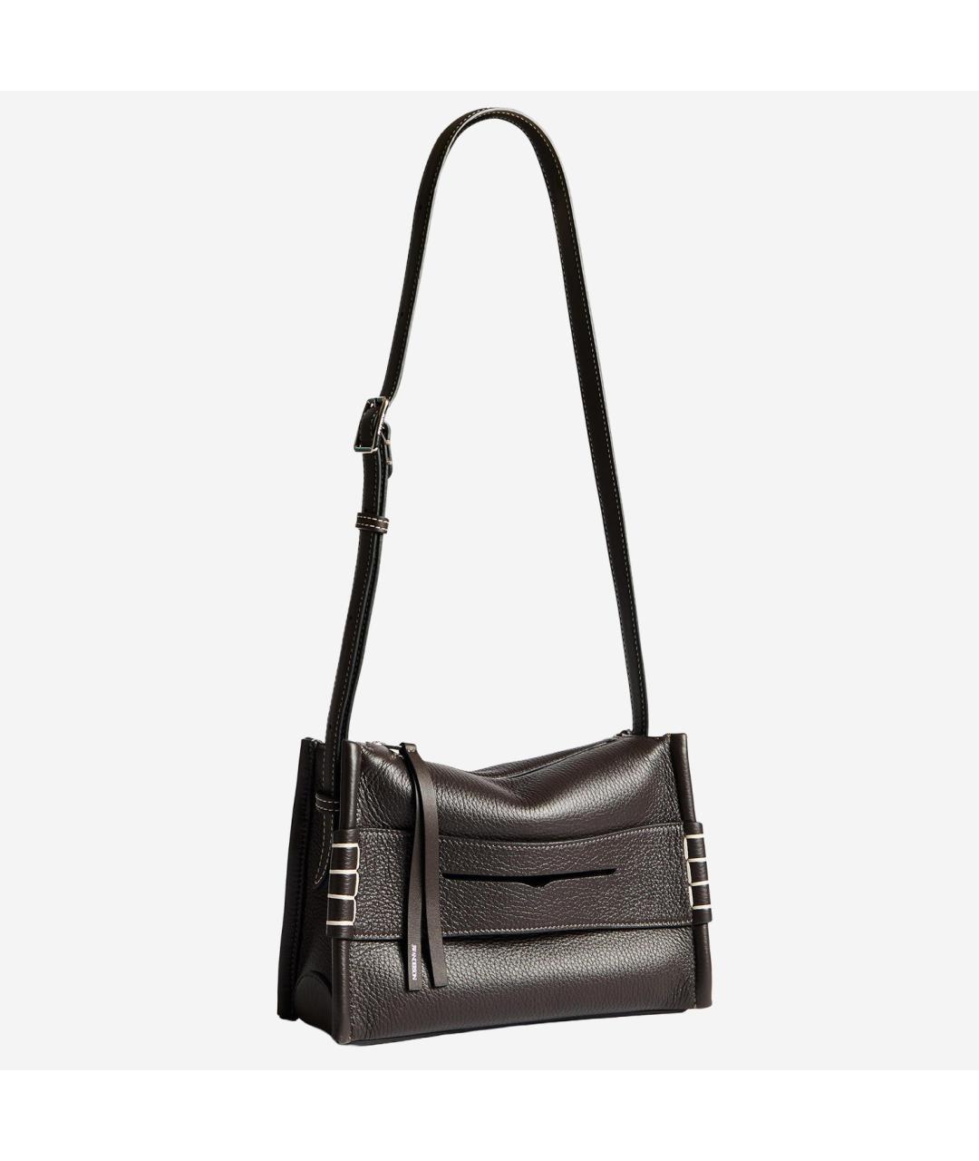 J.W.ANDERSON Коричневая кожаная сумка через плечо, фото 2