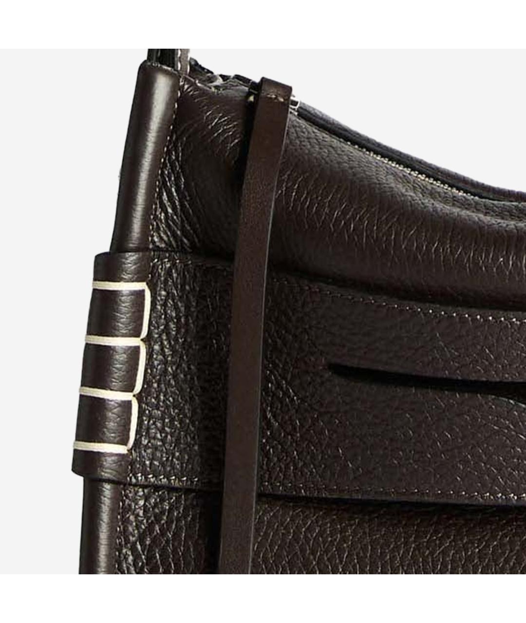 J.W.ANDERSON Коричневая кожаная сумка через плечо, фото 4