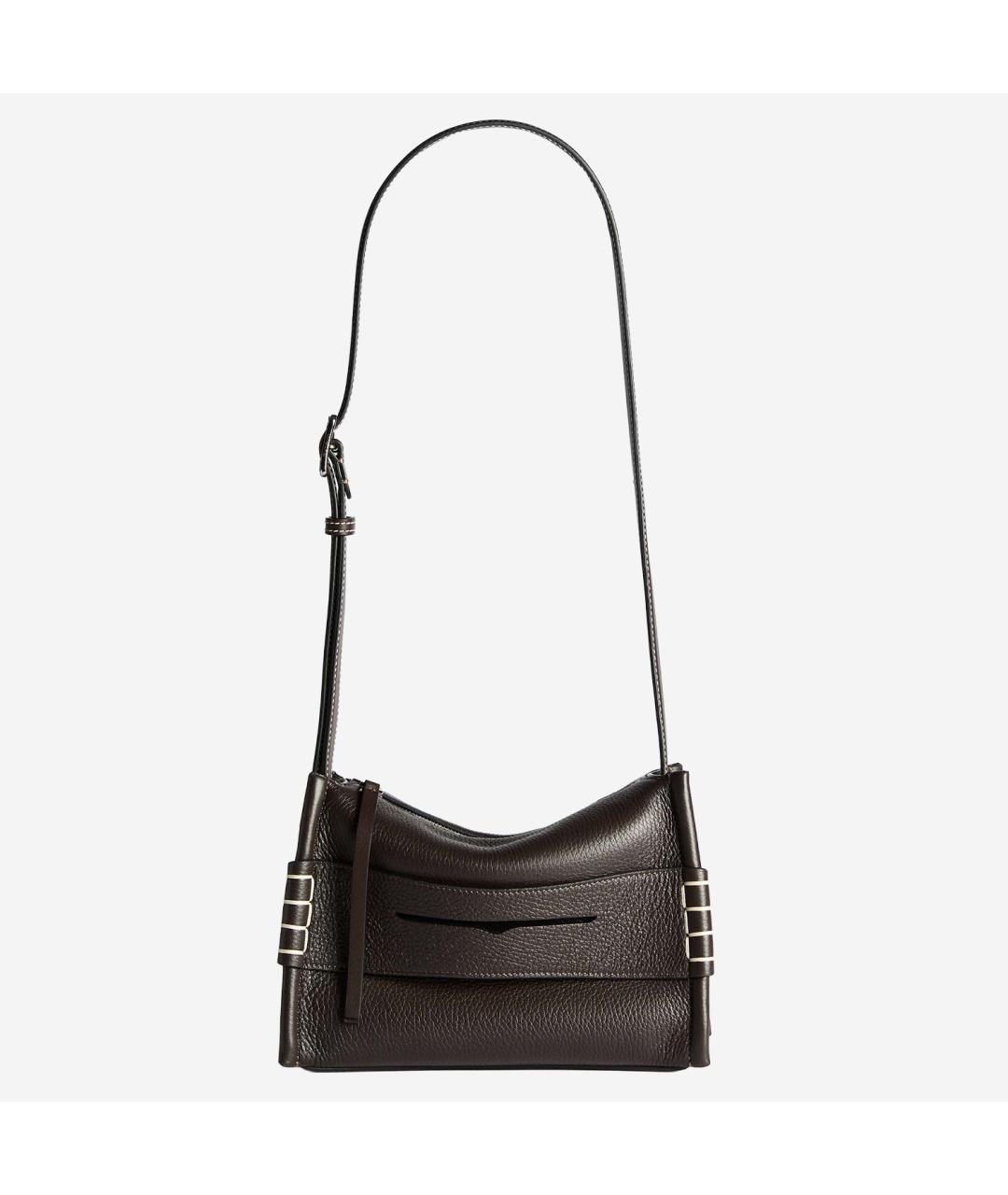 J.W.ANDERSON Коричневая кожаная сумка через плечо, фото 1