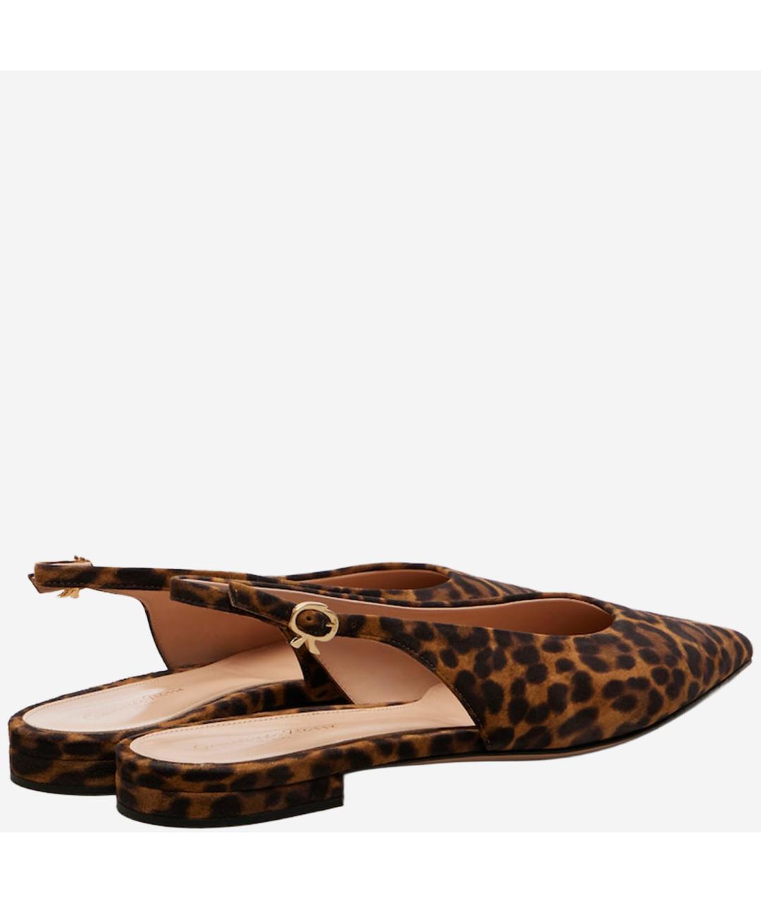 GIANVITO ROSSI Мульти замшевые балетки, фото 3