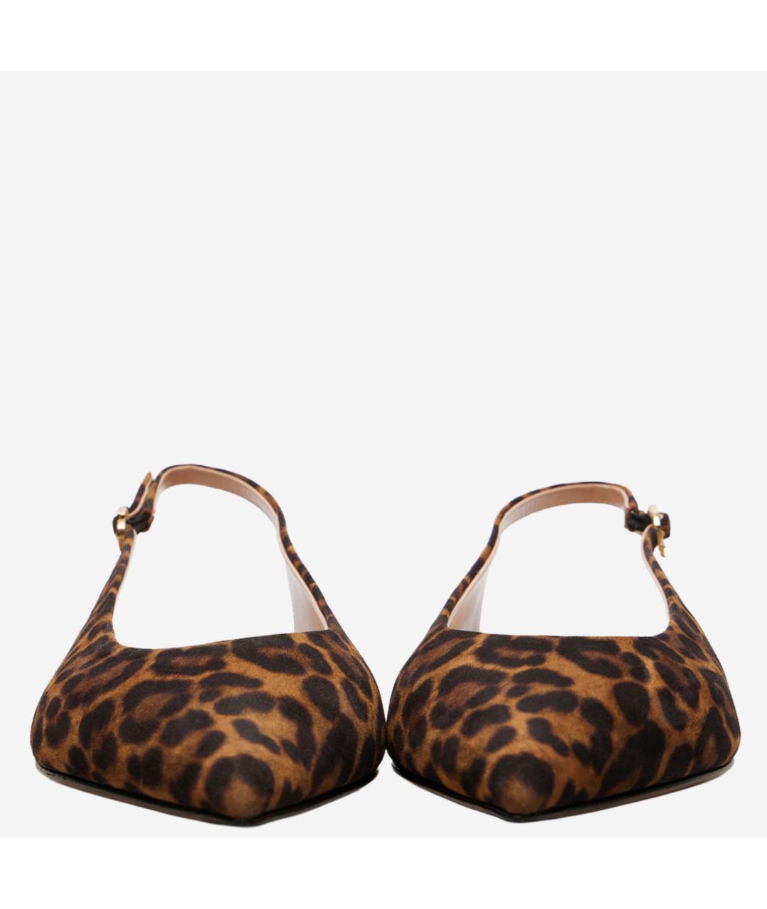 GIANVITO ROSSI Мульти замшевые балетки, фото 4