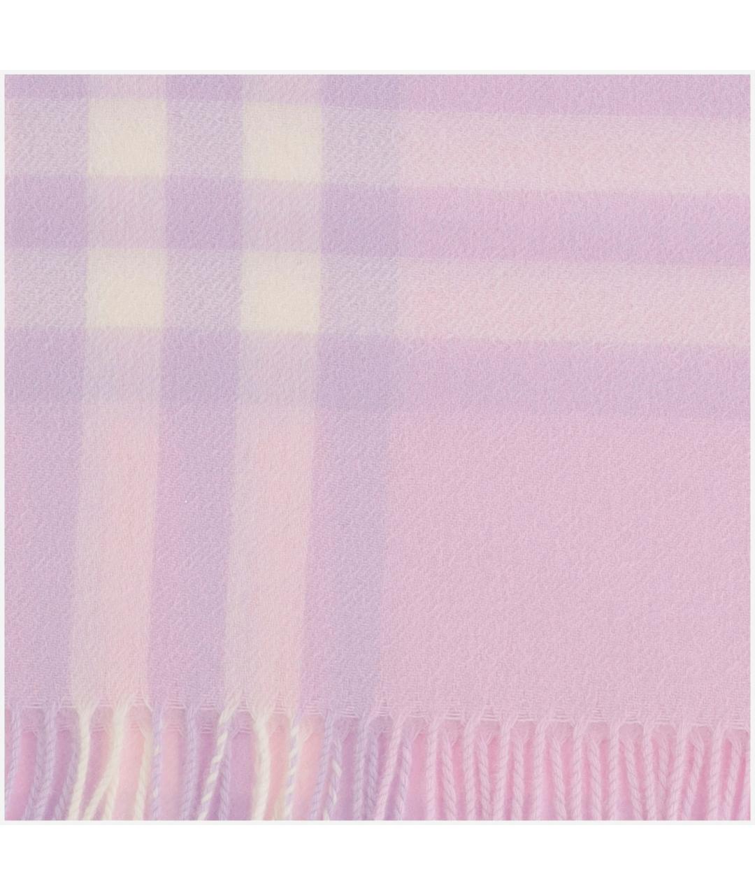 BURBERRY Розовый кашемировый шарф, фото 2