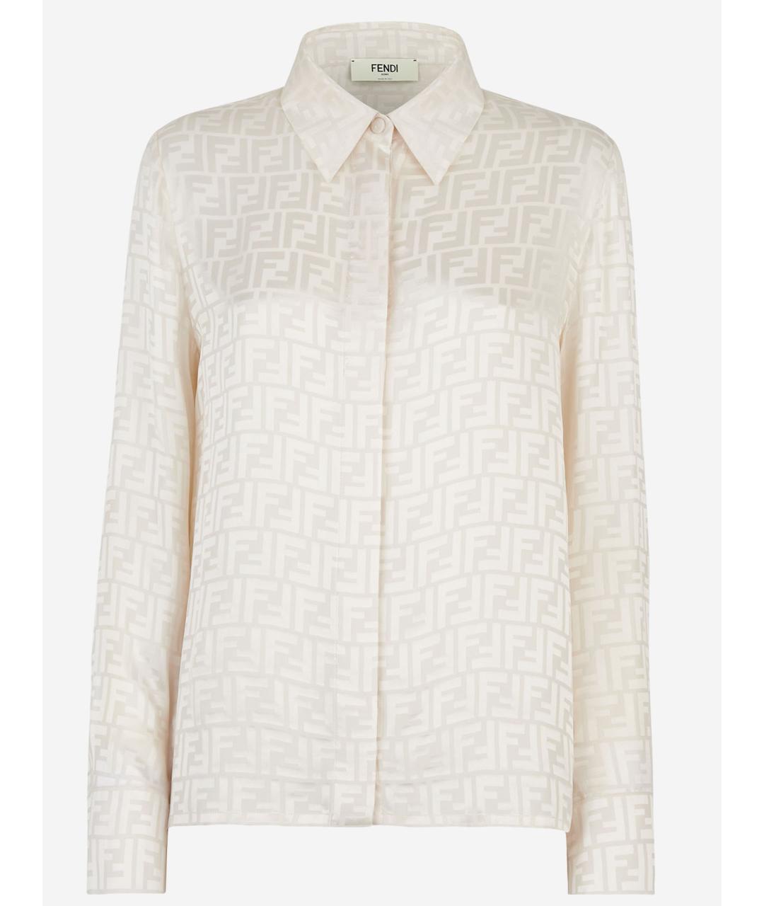 FENDI Бежевая рубашка, фото 1
