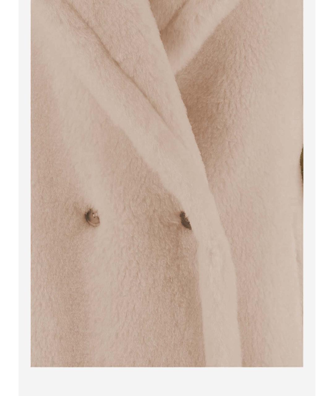 MAX MARA Бежевое шерстяное пальто, фото 3