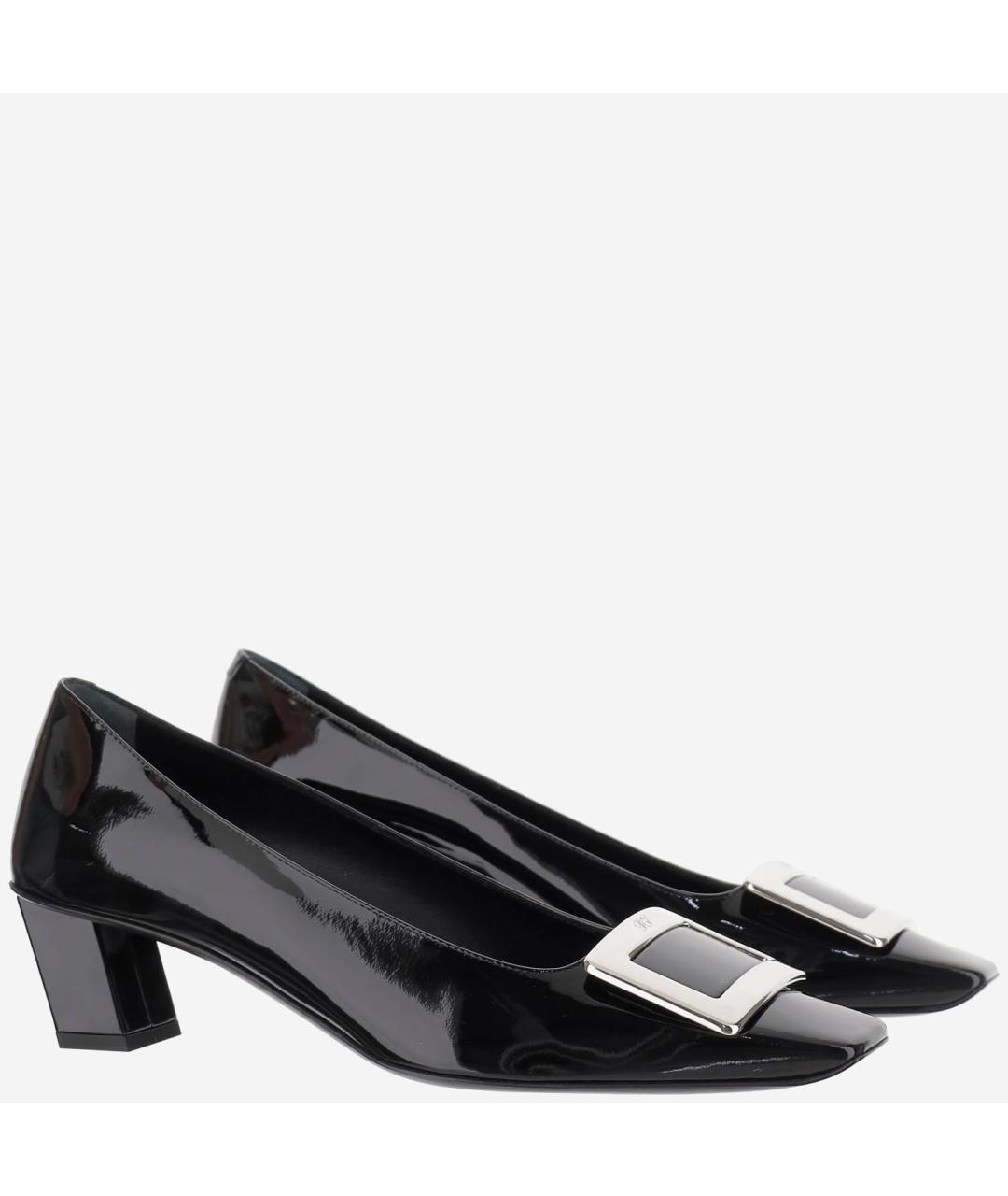 ROGER VIVIER Черные туфли из лакированной кожи, фото 2