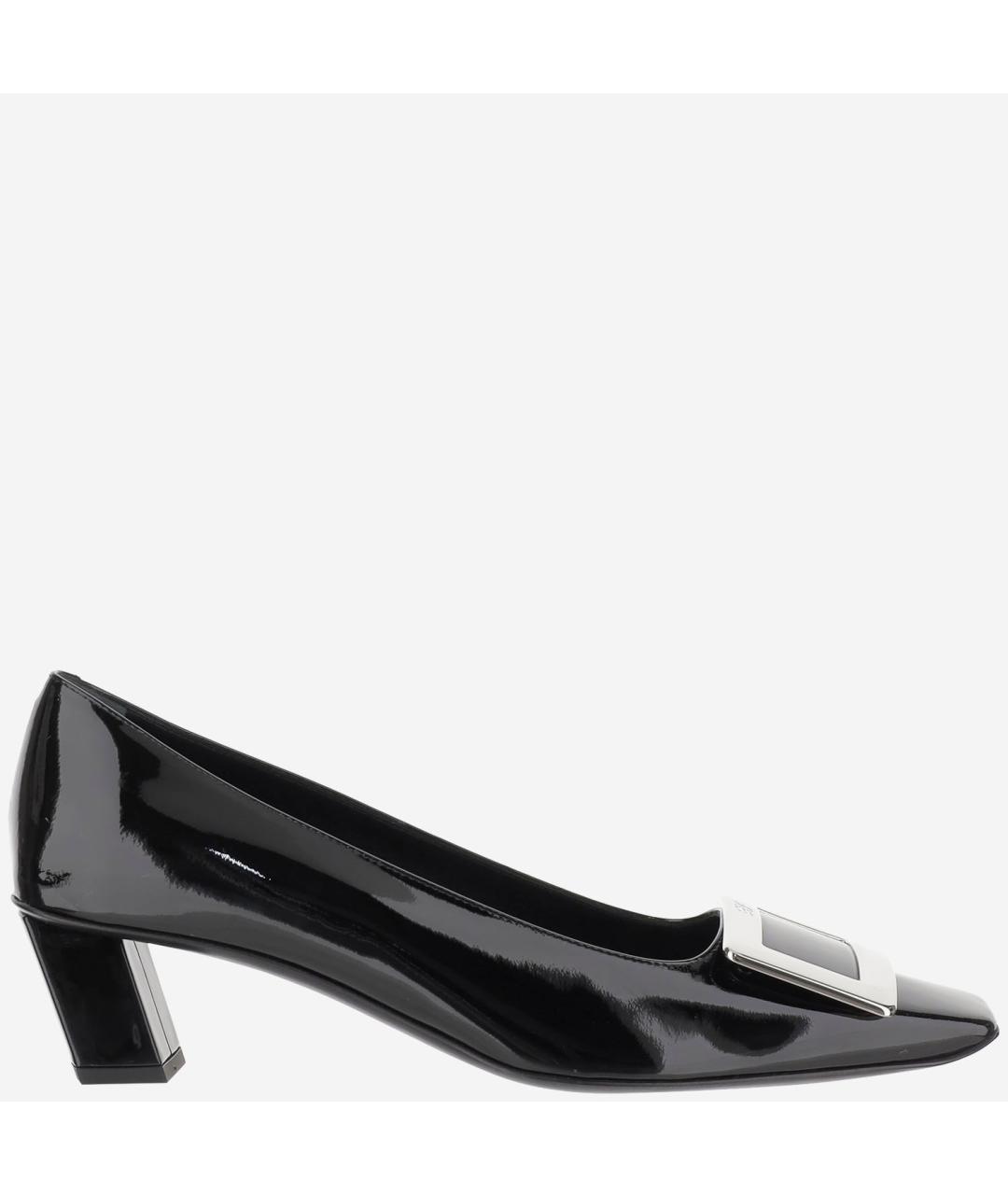 ROGER VIVIER Черные туфли из лакированной кожи, фото 4