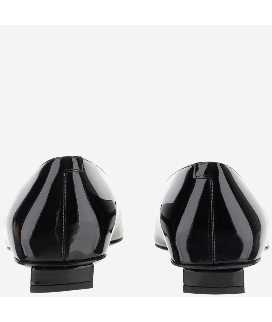 ROGER VIVIER Черные балетки из лакированной кожи, фото 3