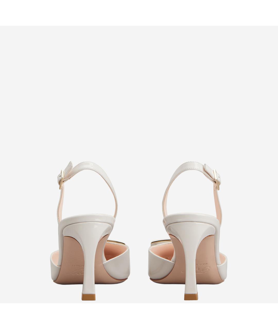 ROGER VIVIER Белые туфли из лакированной кожи, фото 3