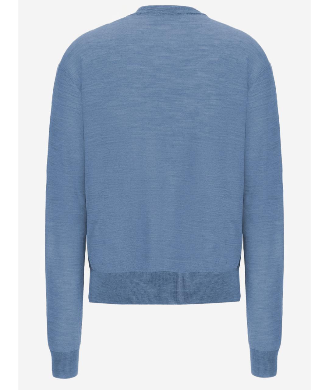 JIL SANDER Голубой кашемировый джемпер / свитер, фото 2