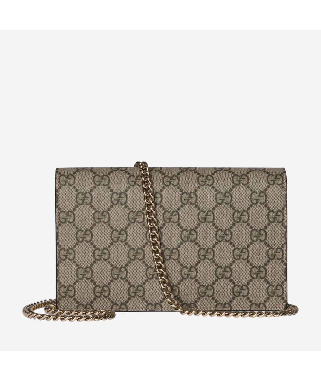 GUCCI Желтый кожаный кошелек, фото 3