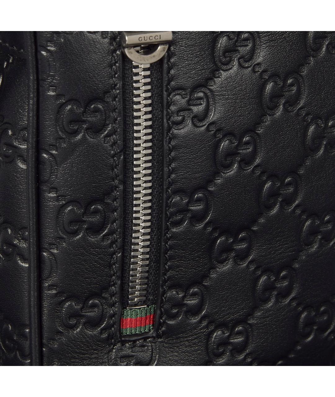 GUCCI Черная кожаная сумка на плечо, фото 4