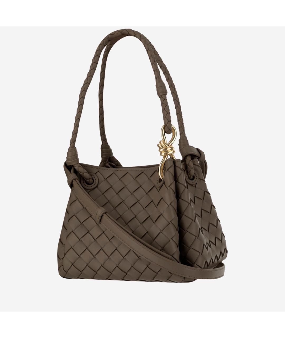 BOTTEGA VENETA Коричневая сумка тоут, фото 2