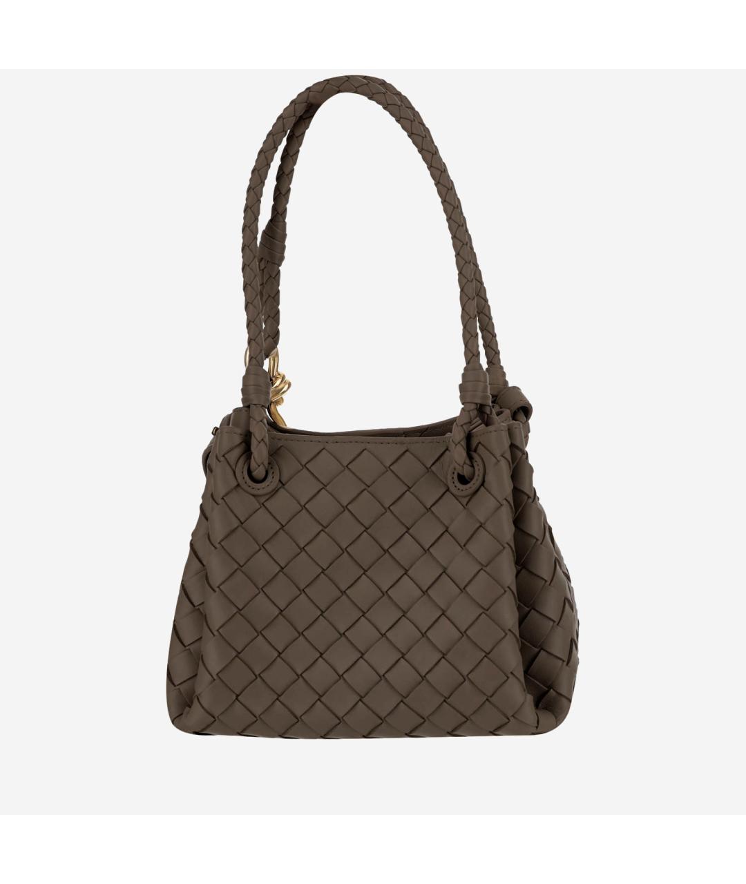 BOTTEGA VENETA Коричневая сумка тоут, фото 3