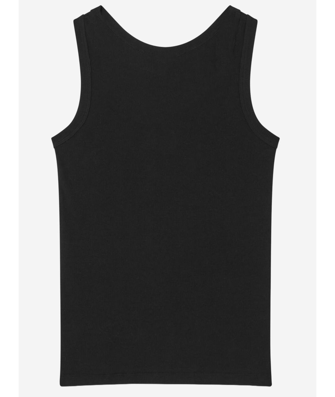 VERSACE Черная хлопковая майка, фото 2