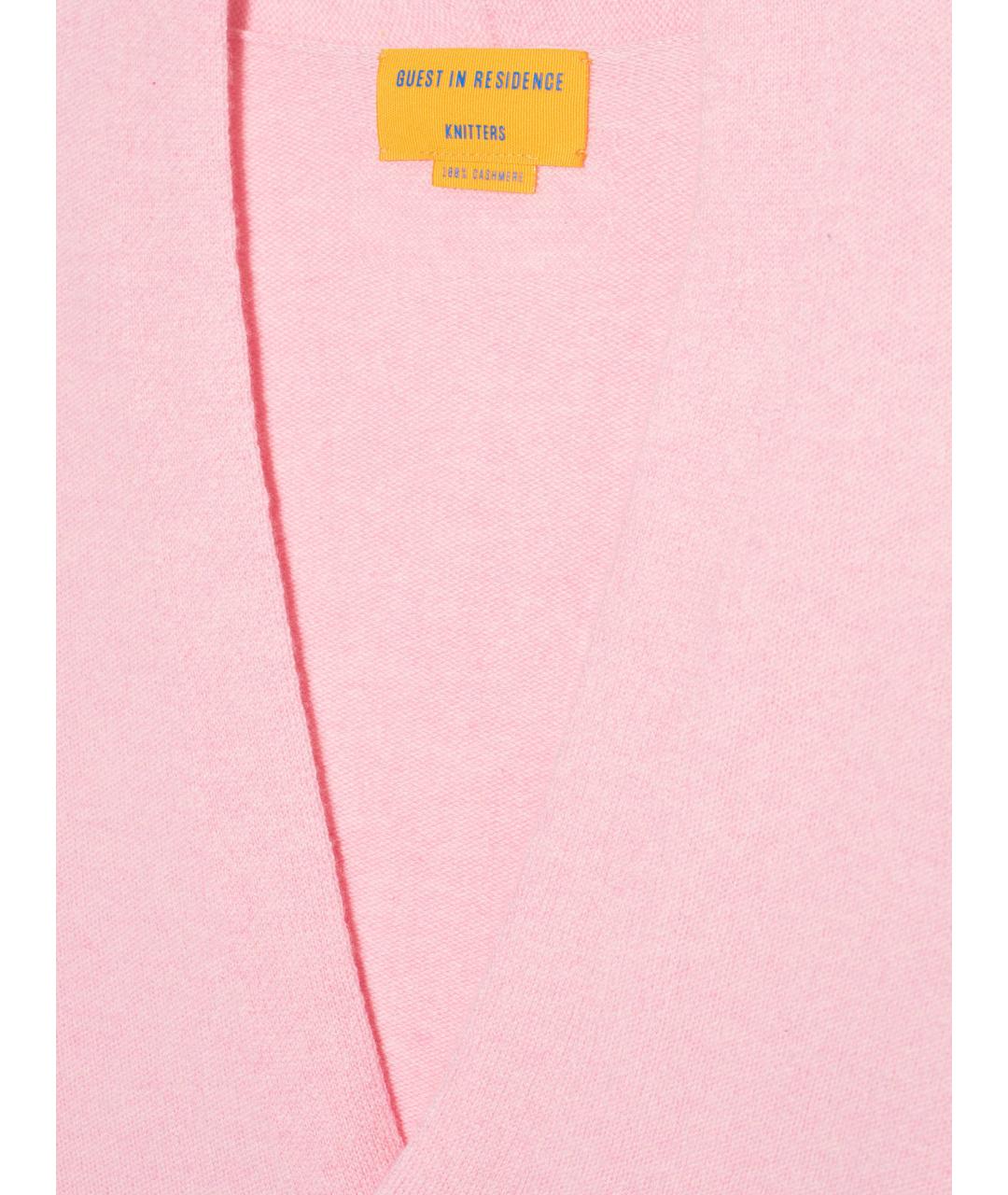 GUEST IN RESIDENCE Розовый кашемировый джемпер / свитер, фото 3