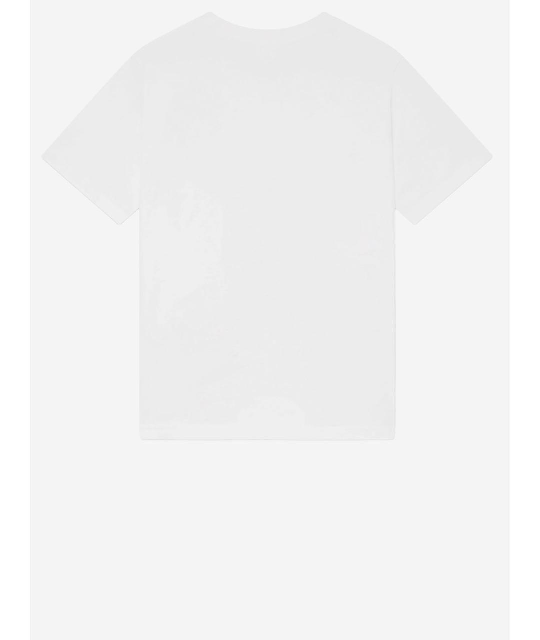 CASABLANCA Белая хлопковая футболка, фото 2