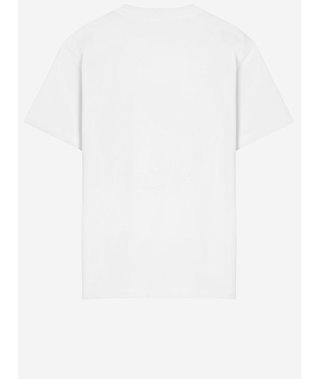 VERSACE Белая хлопковая футболка, фото 2