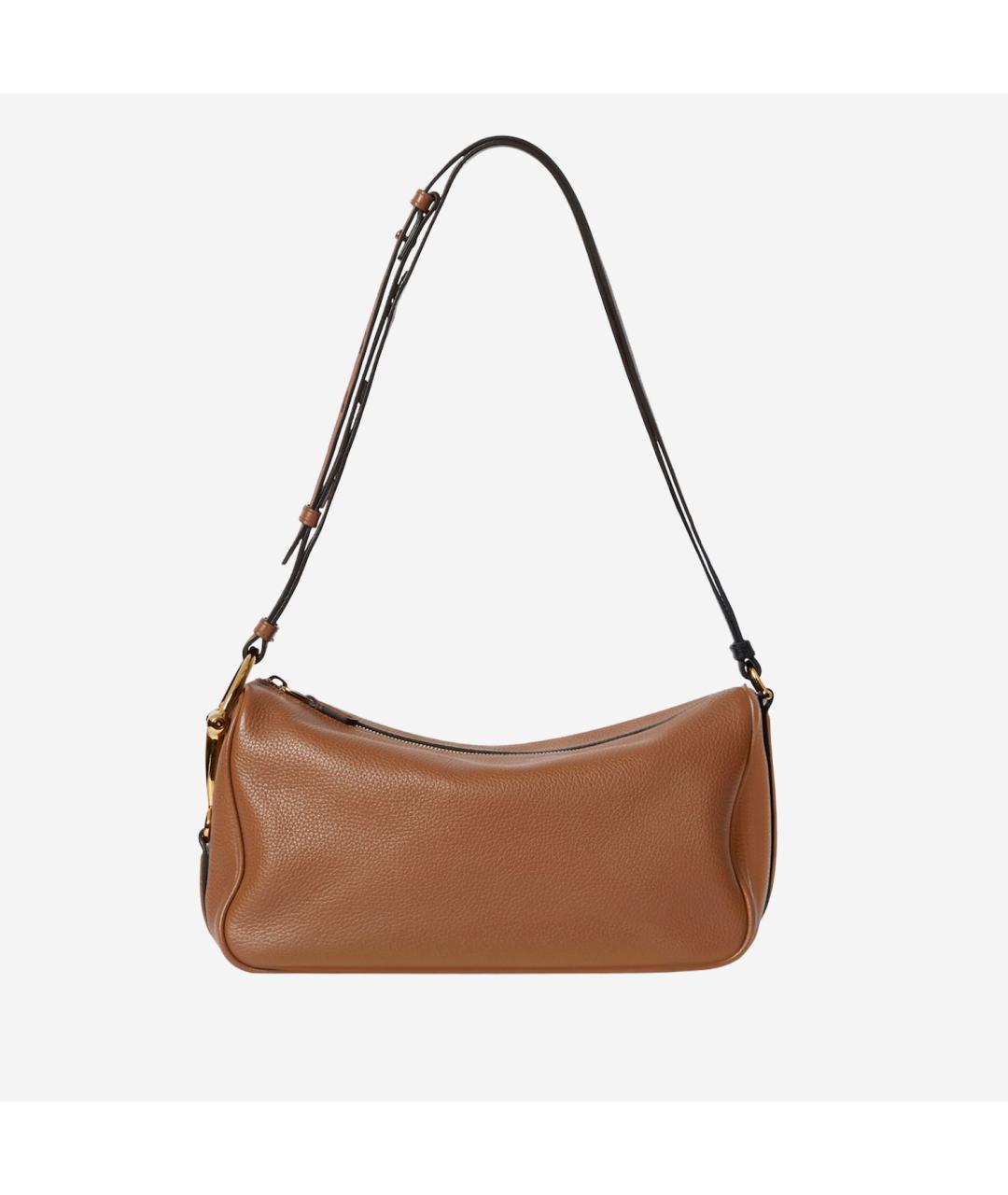 GUCCI Коричневая кожаная сумка тоут, фото 1