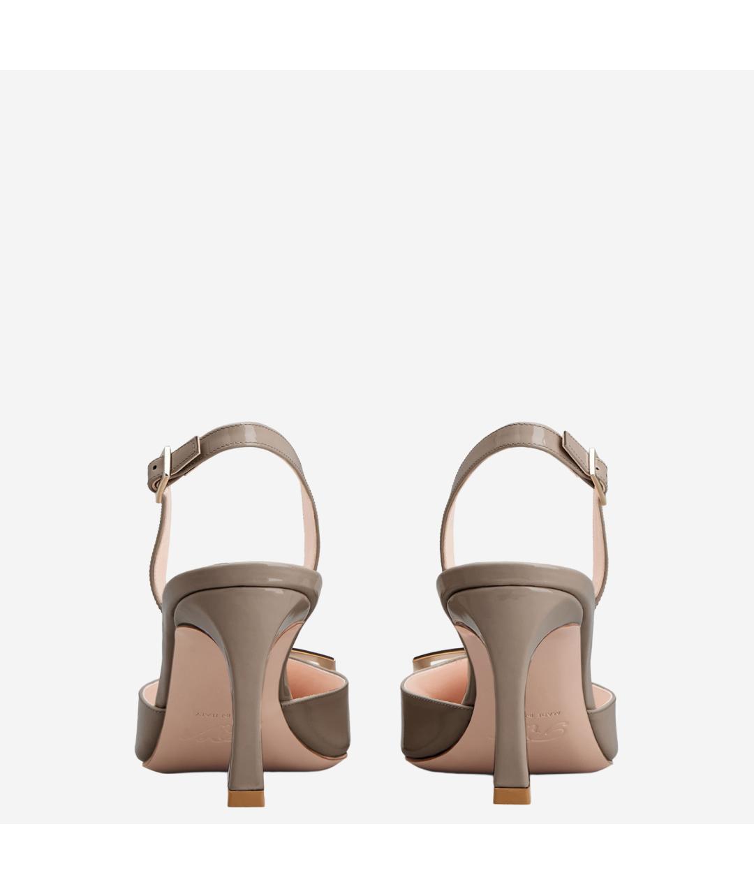 ROGER VIVIER Бежевые туфли из лакированной кожи, фото 3