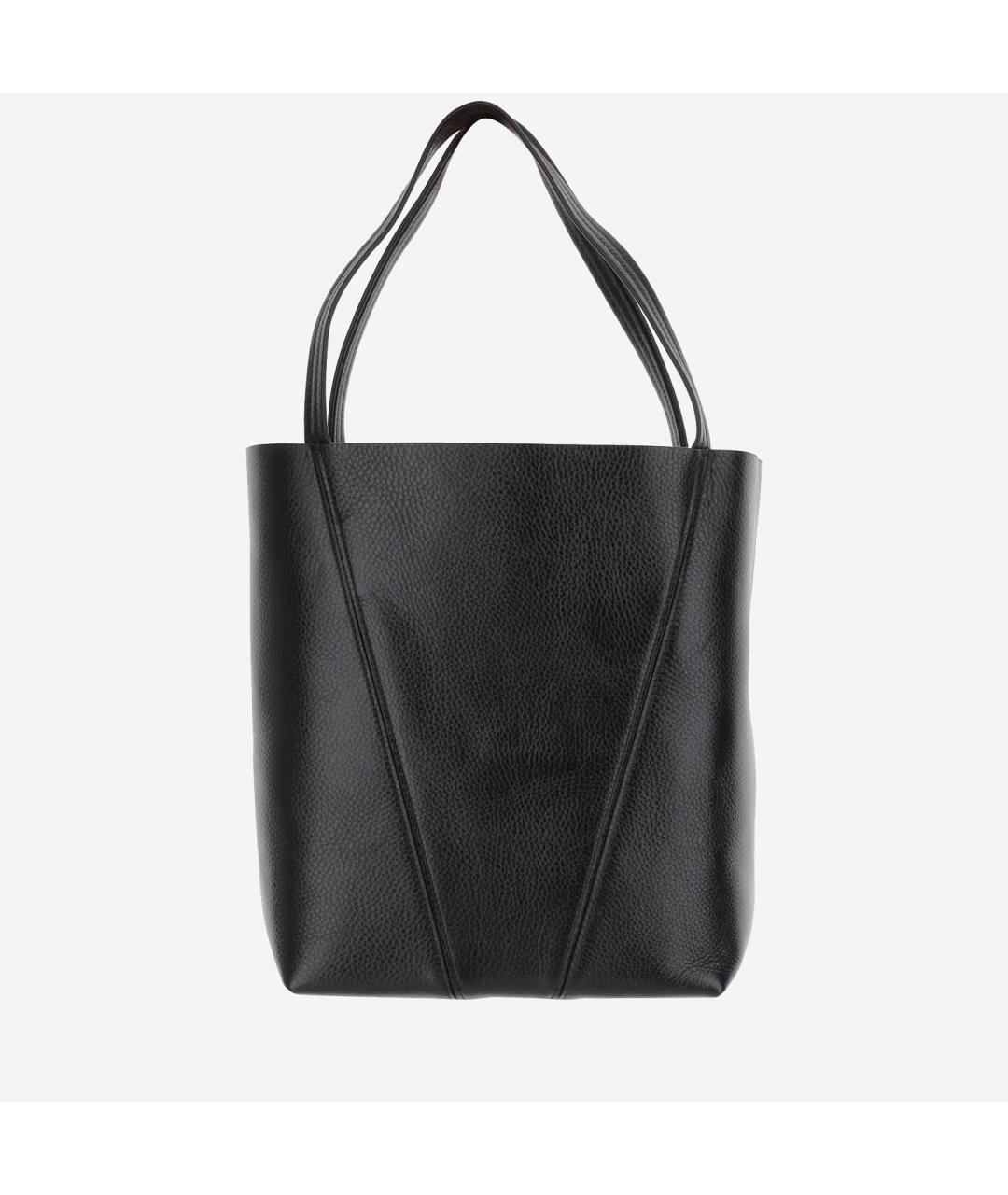 CHLOE Черная кожаная сумка тоут, фото 3