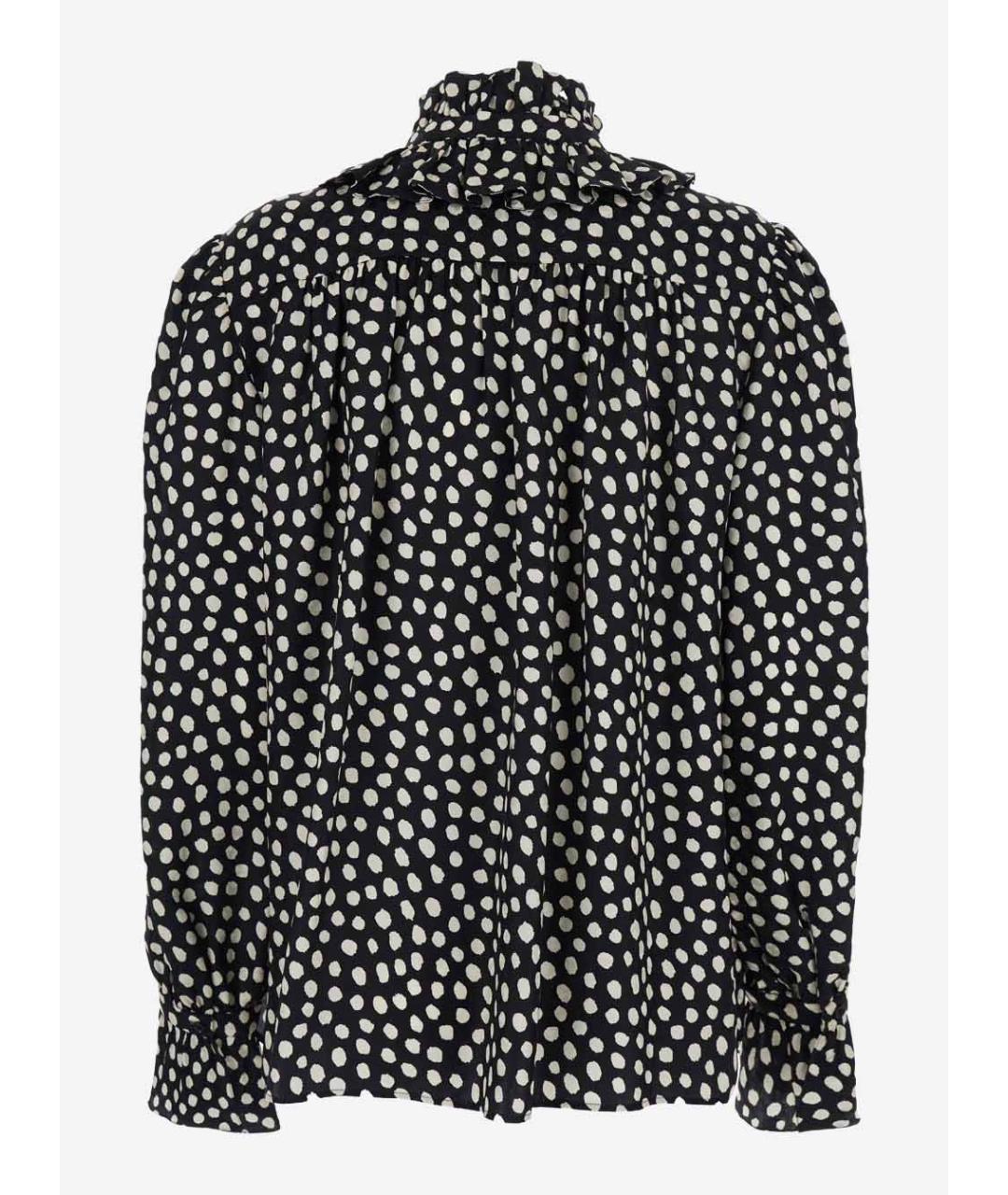 CHLOE Черная шелковая рубашка, фото 2