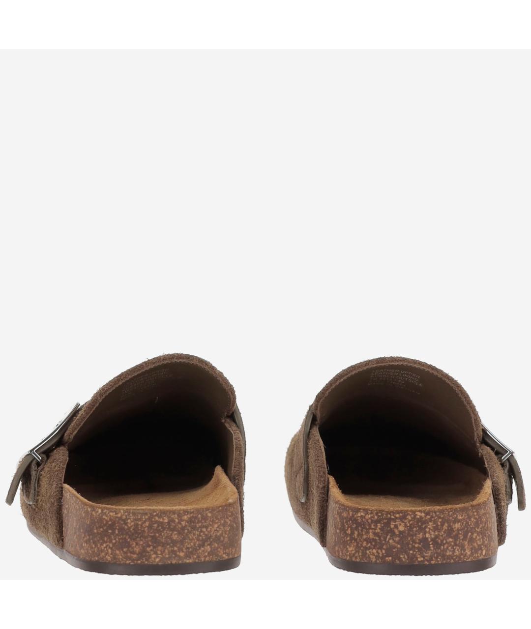 TORY BURCH Коричневые кожаные сабо, фото 4