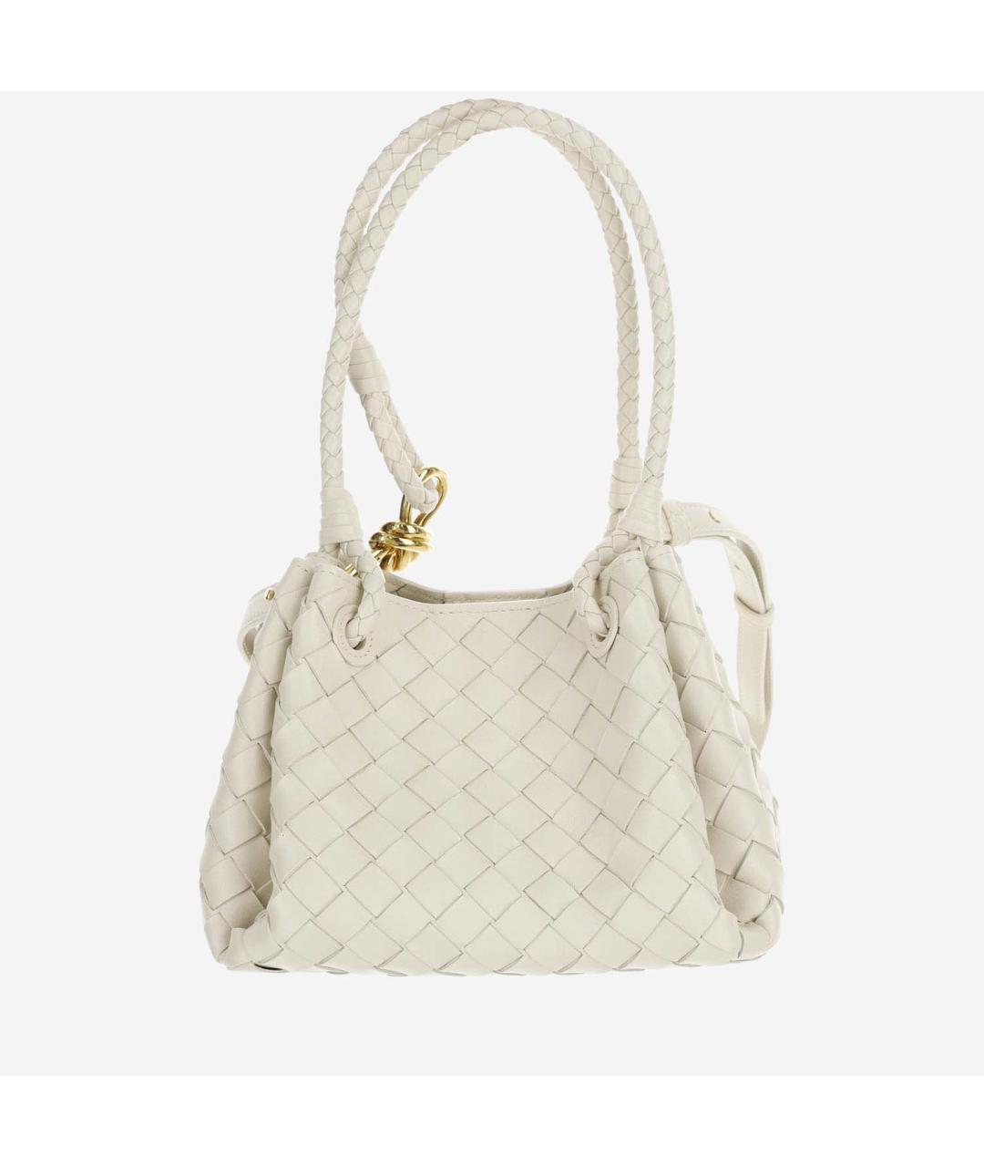 BOTTEGA VENETA Белая сумка тоут, фото 3