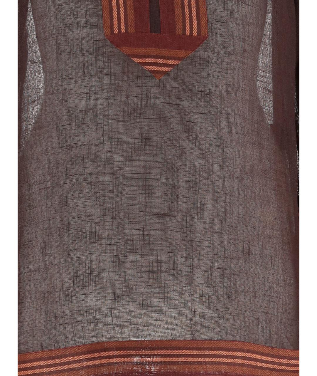 TORY BURCH Коричневая льняная блузы, фото 3