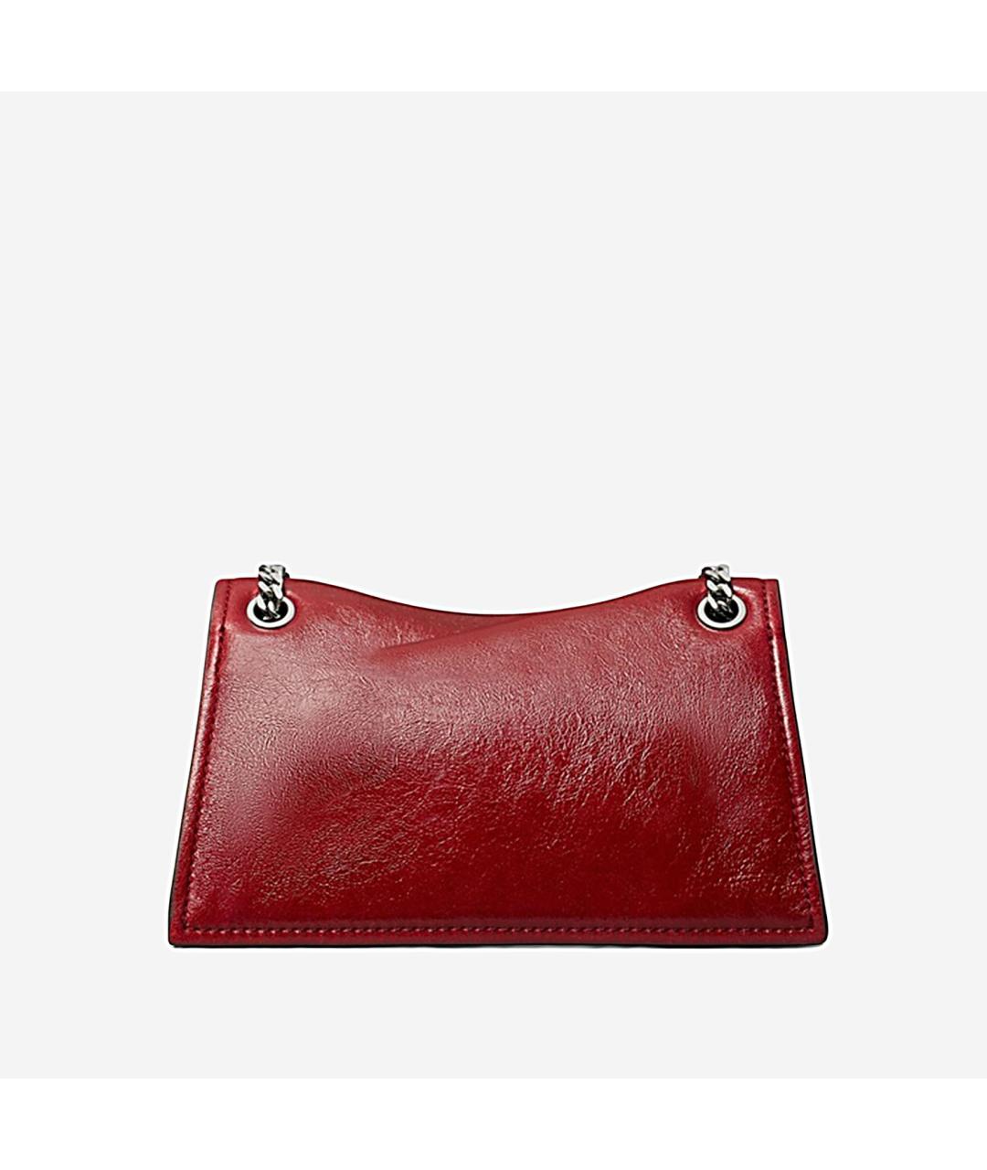 TORY BURCH Красная кожаная сумка через плечо, фото 3