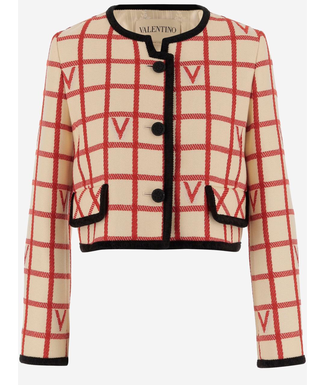 VALENTINO Мульти шерстяной жакет/пиджак, фото 4