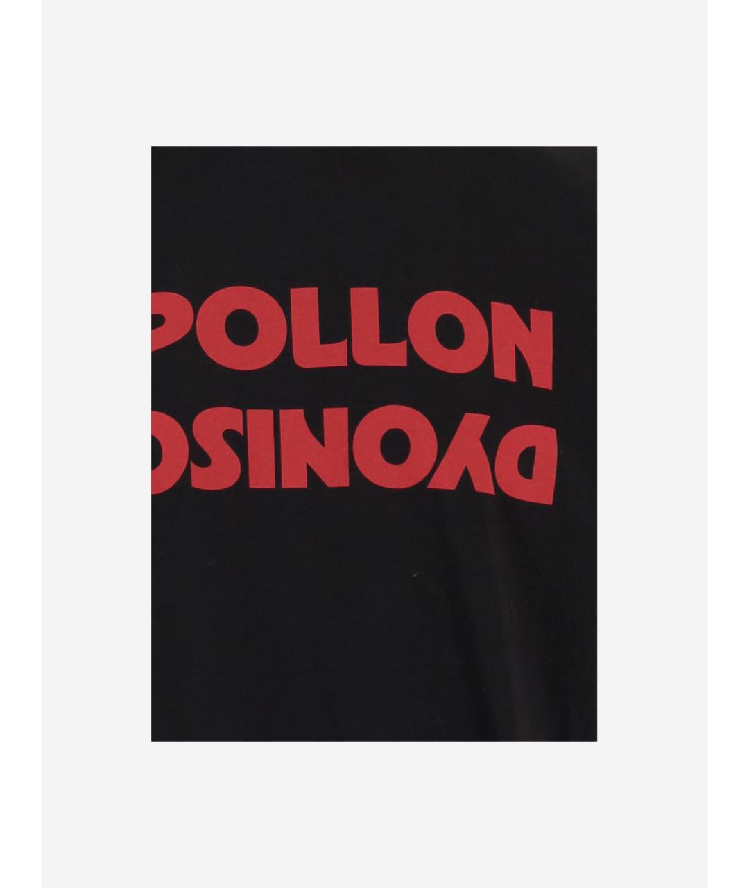 VALENTINO Черная хлопковая футболка, фото 3