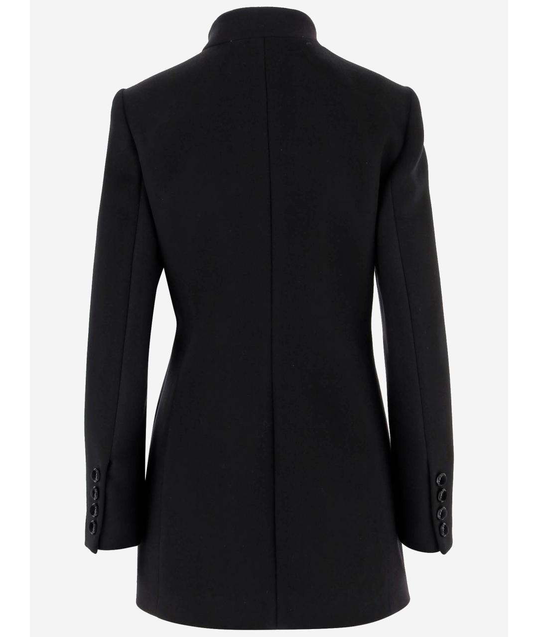 VALENTINO Черное шерстяное пальто, фото 2