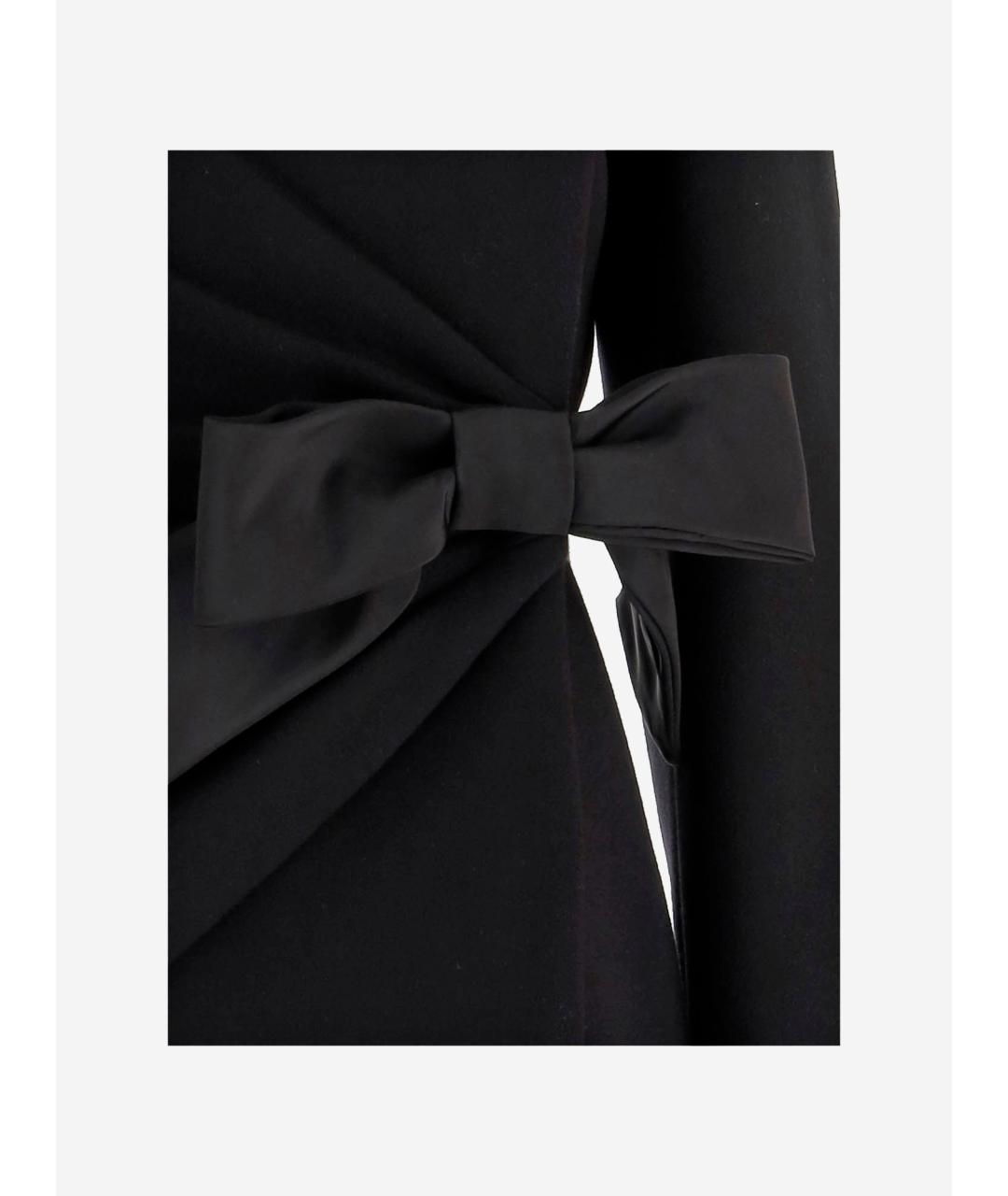 VALENTINO Черное шерстяное пальто, фото 3