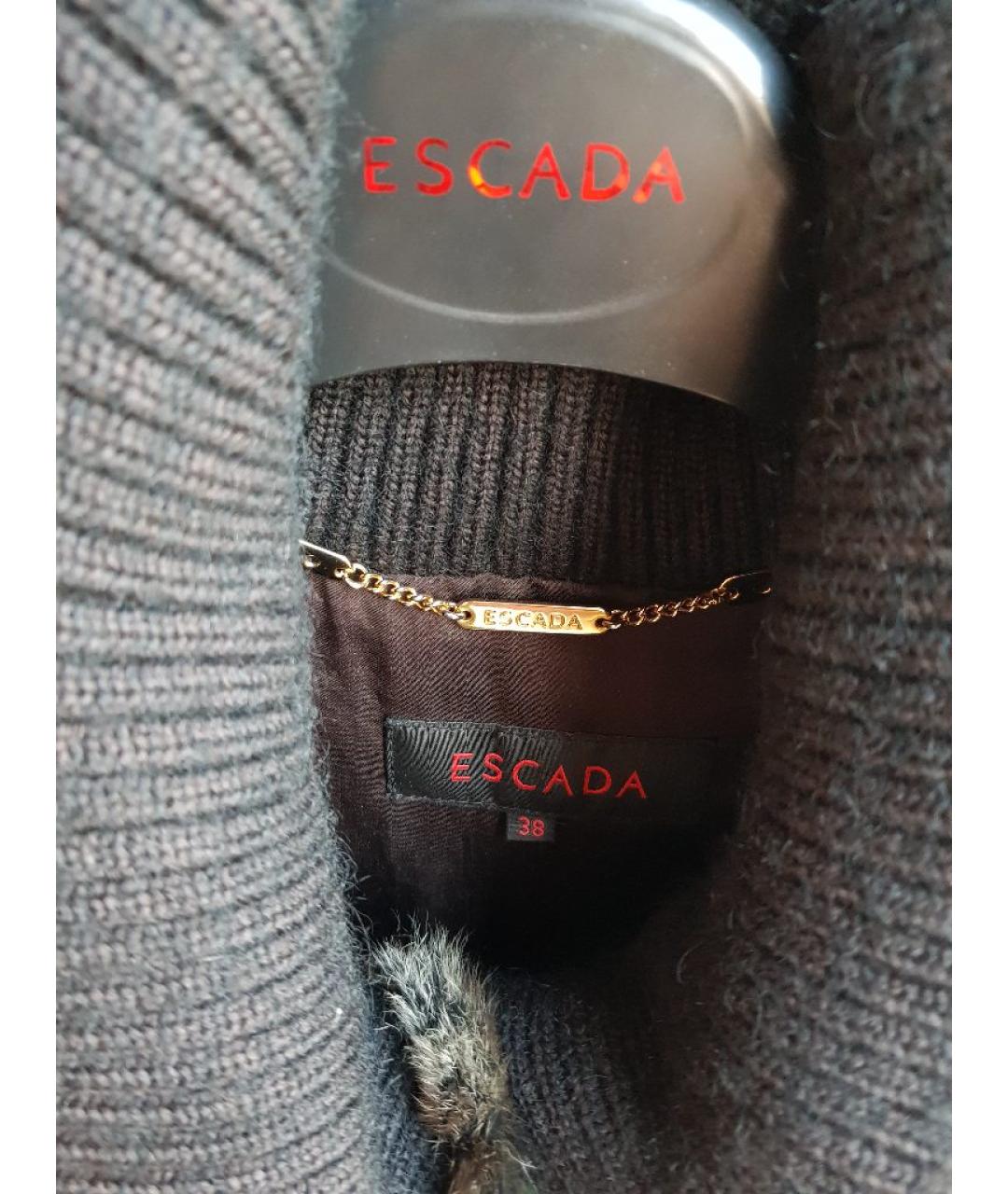 ESCADA Коричневый меховой жилет, фото 4