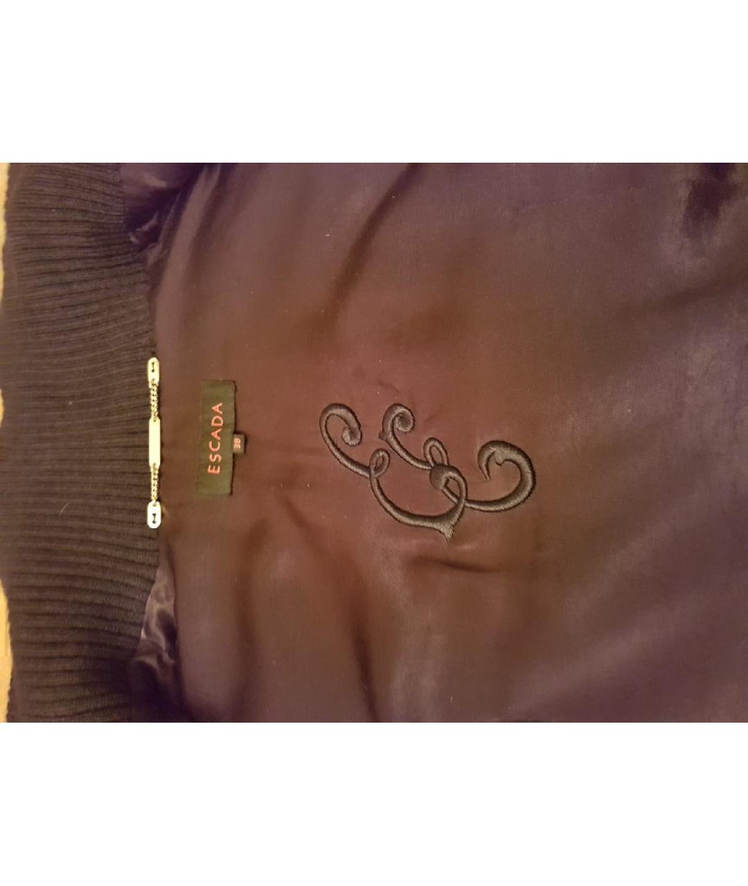 ESCADA Коричневый меховой жилет, фото 6