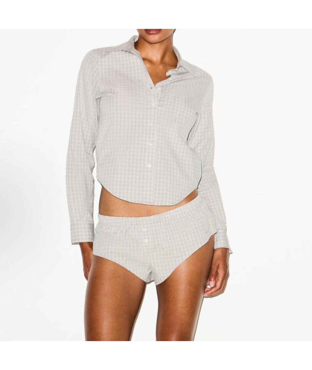 SKIMS Серая пижама, фото 4