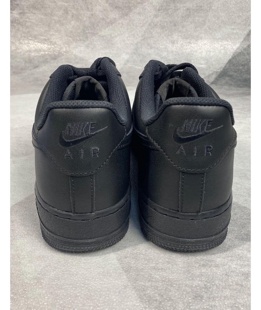 NIKE Черные кожаные кроссовки, фото 8