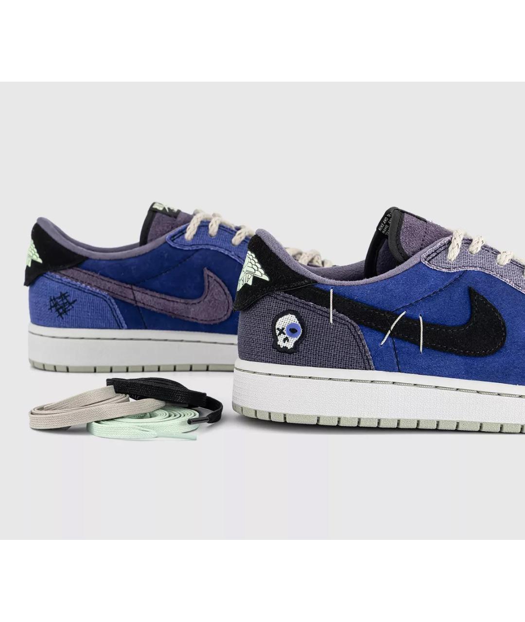 JORDAN Мульти замшевые кроссовки, фото 2