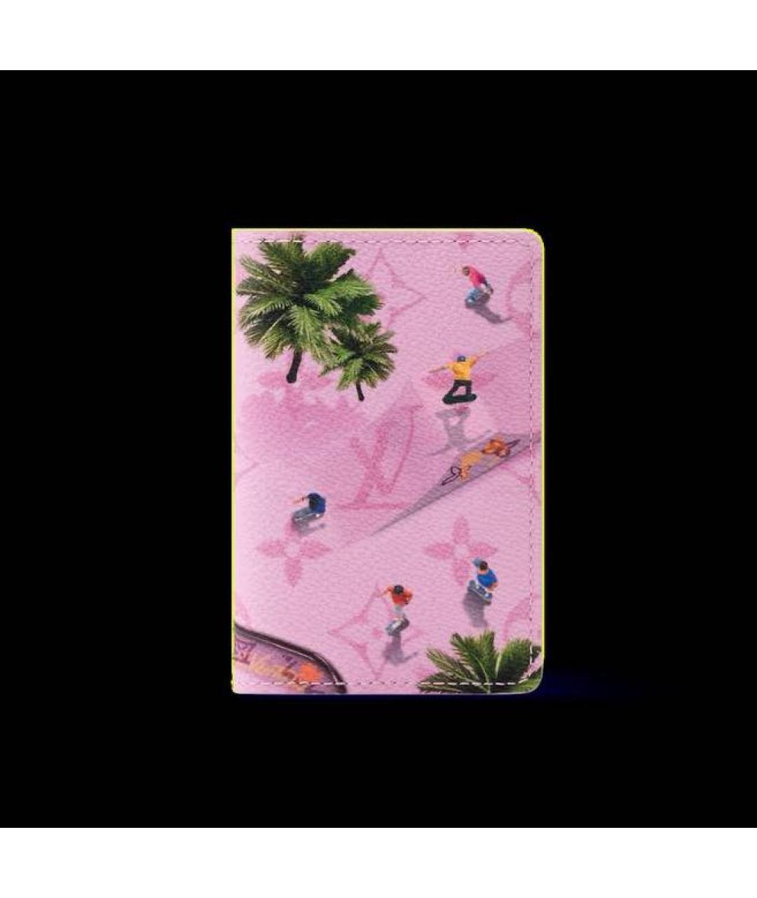 LOUIS VUITTON Розовый кардхолдер, фото 5